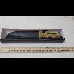 Armory Replicas Foot Hills Woodland Camo Outdoor Knife B2
